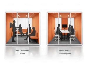 Premium 6 People Enclosed Smart Privacy Pod