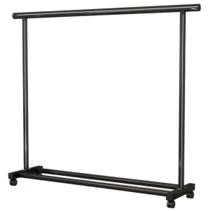 Floor Standing Clothes Drying Rack Household Foldable Single Pole Garment Rack Portable Indoor Laundry Hanger