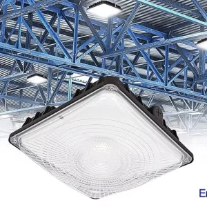 IP65 Waterproof Ceiling Installation Parking Garage Lights 100w Led Canopy Lights for Gas Station