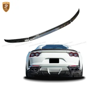 Novi Style Car Rear Spoiler for Ferrari 812 Superfast Dry Carbon Fiber Racing Wing Rear Spoiler