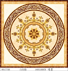 Wall and Floor Ceramic Golden Porcelain Tile Gold-Plated New Arrival Carpet Tile 600*600mm*4PCS in Dubai Project Hot Selling Bathroom Floor Tile