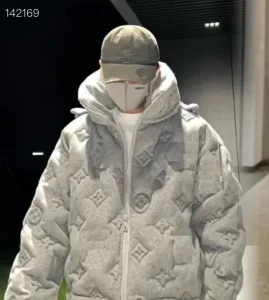 Custom Warm Winter Clothes Down Jackets Puffer Coats Male Coat Designer Branded Men's Hooded Goose Down Jacket 1: 1 Refined Replica Product