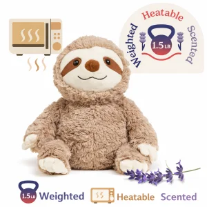 Microwavable Weighted Stuffed Animals Sloth Heated Stuffed Animal Plushie Custom Soft Plush Toy Custom Plush Toy Custom for Kids
