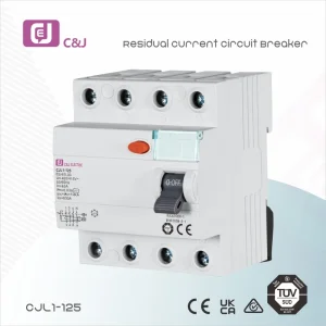 Cjl1-125 63A 30mA 4p Disjuntores de Corrente Residual RCCB
