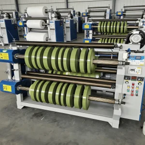 1300mm آلة تقطيع وإعادة لف عالية السرعة أوتوماتيكية لفيلم البلاستيك BOPP/PET