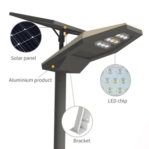 Luz de Rua Solar Tipo Dividido 150W