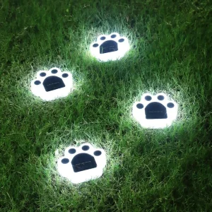 Solar Lawn Bear Palm Lamp LED Garden Underground Lights Wyz20511