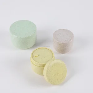 Biodegradable Compostable Natural Color Cosmetic Packaging 80g 120g 200g Corn Starch Moisturizer Cream Organic Cream Jar
