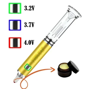 Rechargeable Electric Herb Grinder Crush Spice Glass Dispenser Herbal Wax Pen