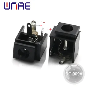 OEM Dc-009a DC power socket female BLACK Manufacturer, Factory