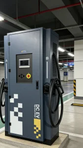 80kw Ocpp-Compatible DC Charging Station Electric Car Charger with Remote Monitoring for Public Charging Network Management
