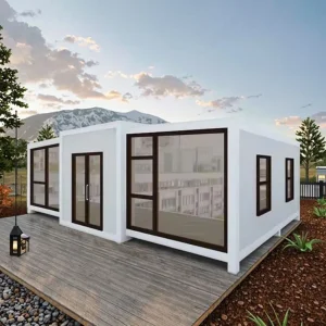 Fabricante líder de China listo para casa modular pequeña expandible contenedor hogar estándar de EE. UU. 20FT portátil