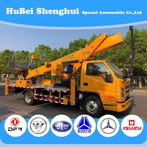 Jmc 16m 18m 23m Telescopic Boom High Altitude Operation Truck Aerial Work Platform with Working Bucket Aerial Lift Truck