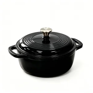 Round Enamel Cast Iron Casserole