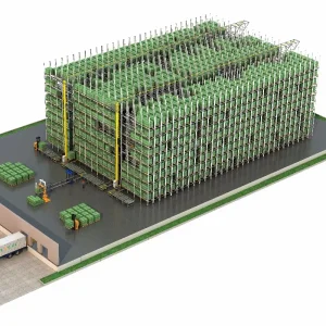 Hot Sale Warehouse 200-1500kgs/level Automated Storage Pallet Rack Asrs