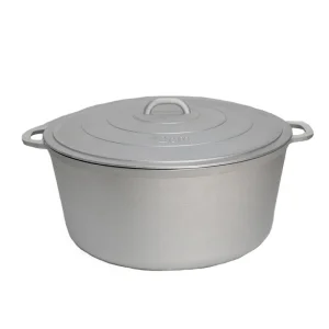 Wholesale Cast Aluminum Cookware Pot Thick Body Scratch Resistant Even Heat Distribution Aluminum Pot