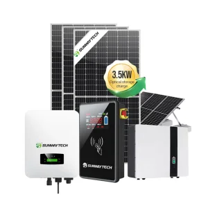 Supplier Cheap Low Price Solar System 3.5kw 3500W Solar Power System with Wall Mount EV Charger Station