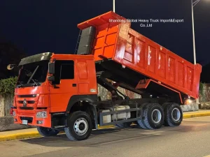 Hot Sale HOWO-7 6×4 Dump Truck for Roadwork Logging Gravel Transport