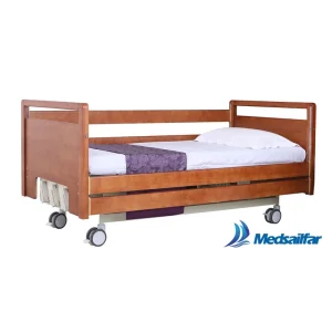 3 Crank Home Care Home Wooden Rehabilitation Adjustable Hospital Bed