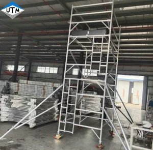 China Aluminium Scaffolding Tower Mobile Scaffold Stair Tower