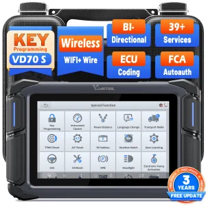 EU Warehouse VDIAGTOOL VD70S Obd 2 Scanner Bidireccional Car Remote Programming Device Latest Diagnostic Machine for Vehicles