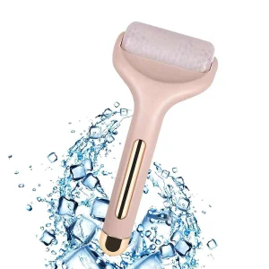 High Quality Cooling Skin Care Pink Ice Roller Face Massager Ice Roller for Face and Eye Skin Ice Roller