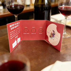 Custom Packaging Wine Pourer Disc