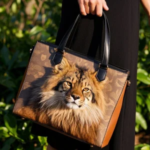 Bolso tote con estampado de tigre