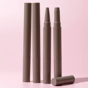 New Design Vegan Lip Liner Stain Tube Eyebrow Pencil Blush Balm In Plastic Packaging With Double-Ended