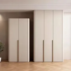 Customizable Modern Furniture Home Bedroom Wardrobe Slide Door Plywood Particleboard Clothes Storage Cabinet MDF Material
