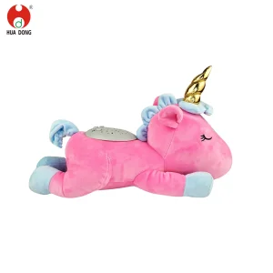 Wholesale New Trends Products Factory Plush Toys Musical Light Projector Sleep Toy For Baby Cute Animal Shape Stuffed Toy Baby Accompany Plush Toy