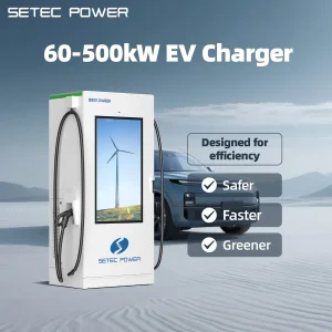 60-500kW Level 3 DC Fast EV Charger Station Smart Advertising Charging Station with OCPP 1.6/2.0, NACS CCS1 CCS2 CHAdeMO Support