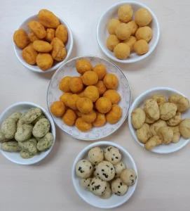 Snacks Haruhi Populares Castanha de Caju Coberta com Molho de Soja