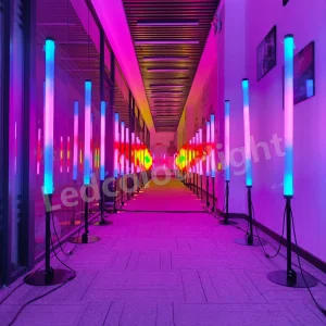 New Design Standing RGB DMX Control LED Pixel Tube DMX 3D Tube Stage Lighting