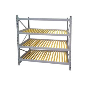 Gravity Flow Shelving 5 Layer Steel Corrosion Protection Flow Rail Racking Metal Fluent Strip for Storage Rack