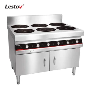 6 Burner Professional Induction Hob with Knob Control Lt-B300VI-B105