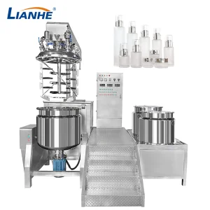 Lianhe Beauty Production Line Cosmetic Manufacturing Machine High Speed Shear Cream Vacuum Emulsifier