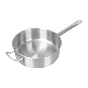 Heritage Design Wide Base Stainless Steel Saucepan with Lid