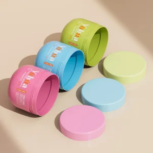 Round Shape 500g Color Cosmetic Skin Care Jar