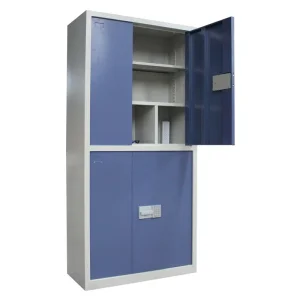 USB Single Open Iron Door Storage Carts Lock Mobile Laptop Cart Cell Phone Charging Cabinet