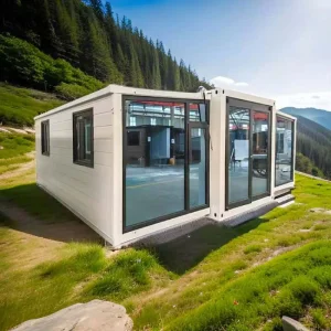 Prefabricated Container Home 20FT Folding 2 Bedroom Living Portable Mobile Modular Luxury Prefab House