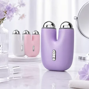 Heated Microcurrent Facial Massager LED Light