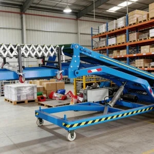 Adjustable Height Dock Conveyor
