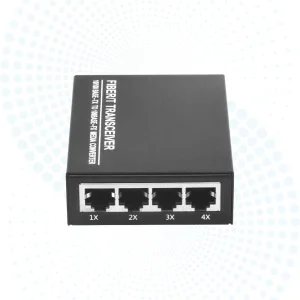 1*100Base-Fx to 4*RJ45 Fiber Media Converter