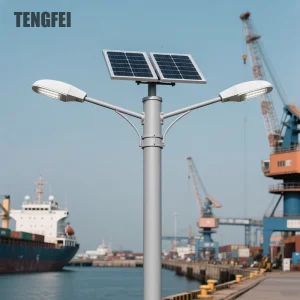 Africa Asia Hot Sell Split LED Solar Light with 7m 8m Poles for City Main Street Lighting IP65 Smart Controller Charge Good Price