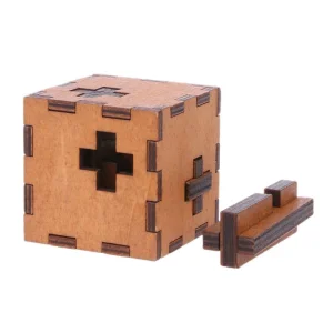 Swiss Cube Wooden Puzzle