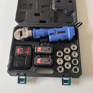 ES-300 Portable Cordless Hydraulic Crimper Lithium Battery Powered Crimping Tool For Copper Aluminum Lugs Cables