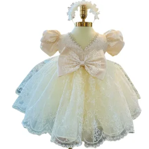 Princess Bow Dress Baby Girl