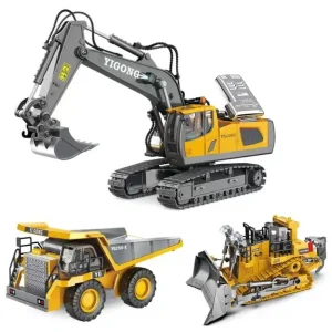 Cheap New 1/20 Scale Alloy Excavator Toy Model