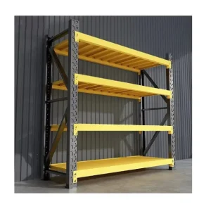 Industrial Use Metal Warehouse Shelving  Medium Duty Metal Shelving Unit Wholesale Price Storage Shelf for Garage